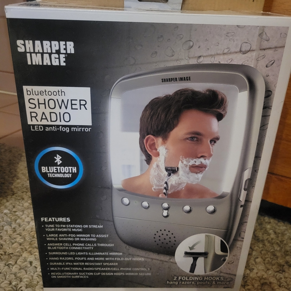 Sharper Image Bluetooth Shower Radio